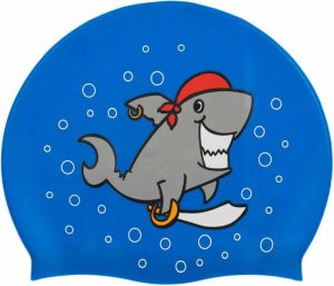 Шапочка для плавання дитяча Aqua Speed Kiddie Shark (original) для басейну